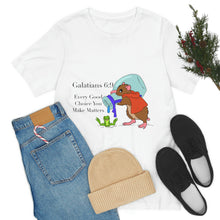 Load image into Gallery viewer, Galations 6:9 Scripture Mouse Adult Unisex Jersey Short Sleeve Tee
