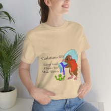 Load image into Gallery viewer, Galations 6:9 Scripture Mouse Adult Unisex Jersey Short Sleeve Tee
