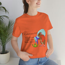 Load image into Gallery viewer, Galations 6:9 Scripture Mouse Adult Unisex Jersey Short Sleeve Tee
