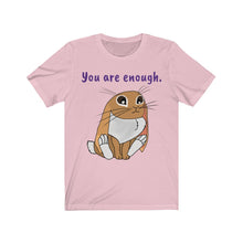 Load image into Gallery viewer, LiLi Rabbit &quot;You are enough.&quot; Adult Unisex Jersey Short Sleeve Tee
