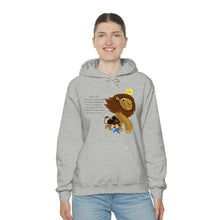 Load image into Gallery viewer, “I Will Be With You” Joshua 1:9 Unisex Heavy Blend™  Adult Hooded Sweatshirt
